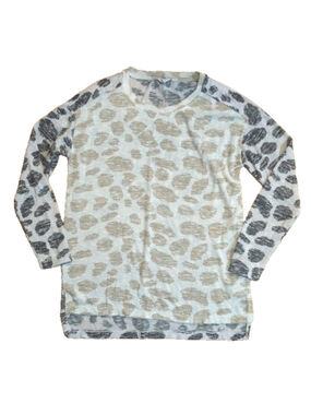 Tribal Jeans Cheetah Print Sweater Extra Small